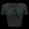 Ladies' Poly-Cotton Crop T-Shirt Thumbnail