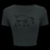 Ladies' Poly-Cotton Crop T-Shirt Thumbnail