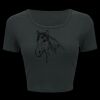 Ladies' Poly-Cotton Crop T-Shirt Thumbnail