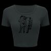 Ladies' Poly-Cotton Crop T-Shirt Thumbnail