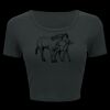 Ladies' Poly-Cotton Crop T-Shirt Thumbnail