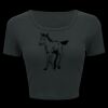 Ladies' Poly-Cotton Crop T-Shirt Thumbnail