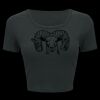 Ladies' Poly-Cotton Crop T-Shirt Thumbnail