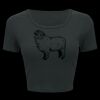 Ladies' Poly-Cotton Crop T-Shirt Thumbnail