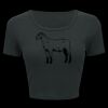 Ladies' Poly-Cotton Crop T-Shirt Thumbnail