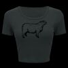 Ladies' Poly-Cotton Crop T-Shirt Thumbnail