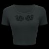 Ladies' Poly-Cotton Crop T-Shirt Thumbnail