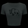 Ladies' Poly-Cotton Crop T-Shirt Thumbnail