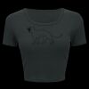 Ladies' Poly-Cotton Crop T-Shirt Thumbnail