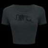 Ladies' Poly-Cotton Crop T-Shirt Thumbnail