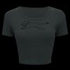 Ladies' Poly-Cotton Crop T-Shirt Thumbnail