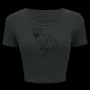 Ladies' Poly-Cotton Crop T-Shirt Thumbnail