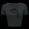 Ladies' Poly-Cotton Crop T-Shirt Thumbnail