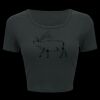 Ladies' Poly-Cotton Crop T-Shirt Thumbnail