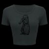 Ladies' Poly-Cotton Crop T-Shirt Thumbnail