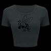 Ladies' Poly-Cotton Crop T-Shirt Thumbnail