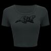 Ladies' Poly-Cotton Crop T-Shirt Thumbnail