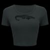 Ladies' Poly-Cotton Crop T-Shirt Thumbnail