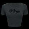 Ladies' Poly-Cotton Crop T-Shirt Thumbnail