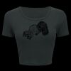 Ladies' Poly-Cotton Crop T-Shirt Thumbnail