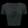 Ladies' Poly-Cotton Crop T-Shirt Thumbnail