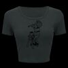 Ladies' Poly-Cotton Crop T-Shirt Thumbnail