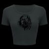 Ladies' Poly-Cotton Crop T-Shirt Thumbnail