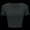 Ladies' Poly-Cotton Crop T-Shirt Thumbnail