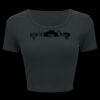 Ladies' Poly-Cotton Crop T-Shirt Thumbnail