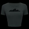 Ladies' Poly-Cotton Crop T-Shirt Thumbnail