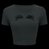 Ladies' Poly-Cotton Crop T-Shirt Thumbnail