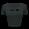 Ladies' Poly-Cotton Crop T-Shirt Thumbnail