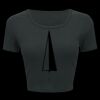 Ladies' Poly-Cotton Crop T-Shirt Thumbnail