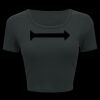 Ladies' Poly-Cotton Crop T-Shirt Thumbnail