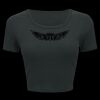 Ladies' Poly-Cotton Crop T-Shirt Thumbnail