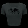 Ladies' Poly-Cotton Crop T-Shirt Thumbnail