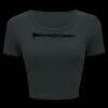 Ladies' Poly-Cotton Crop T-Shirt Thumbnail