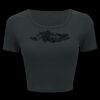 Ladies' Poly-Cotton Crop T-Shirt Thumbnail