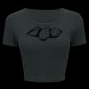 Ladies' Poly-Cotton Crop T-Shirt Thumbnail