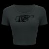 Ladies' Poly-Cotton Crop T-Shirt Thumbnail