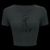 Ladies' Poly-Cotton Crop T-Shirt Thumbnail