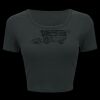 Ladies' Poly-Cotton Crop T-Shirt Thumbnail