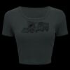 Ladies' Poly-Cotton Crop T-Shirt Thumbnail