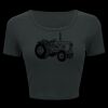 Ladies' Poly-Cotton Crop T-Shirt Thumbnail