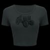 Ladies' Poly-Cotton Crop T-Shirt Thumbnail