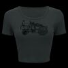 Ladies' Poly-Cotton Crop T-Shirt Thumbnail