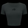 Ladies' Poly-Cotton Crop T-Shirt Thumbnail