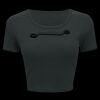 Ladies' Poly-Cotton Crop T-Shirt Thumbnail