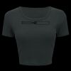 Ladies' Poly-Cotton Crop T-Shirt Thumbnail