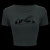 Ladies' Poly-Cotton Crop T-Shirt Thumbnail